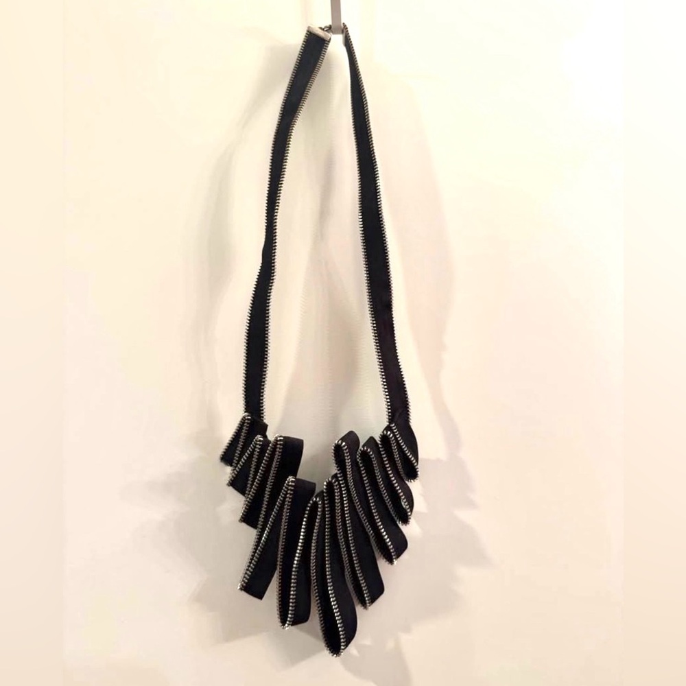 Funky Unique Zipper Necklace